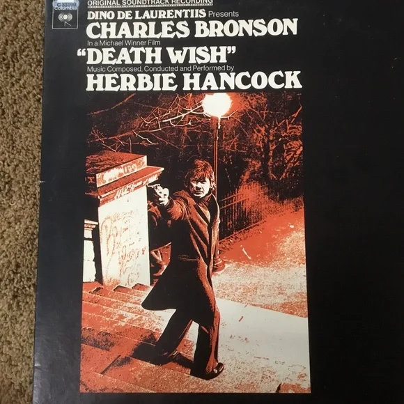 “Death Wish” Music Herbie Hancock-Composed, Conducted, Performed. - Picture 1 of 11